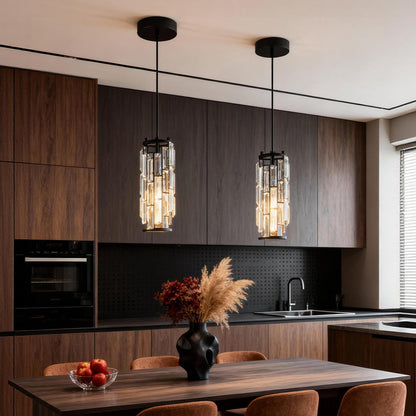 Mini Crystal Pendant Light Creative Art Crystal Island Ceiling Light - product image 6
