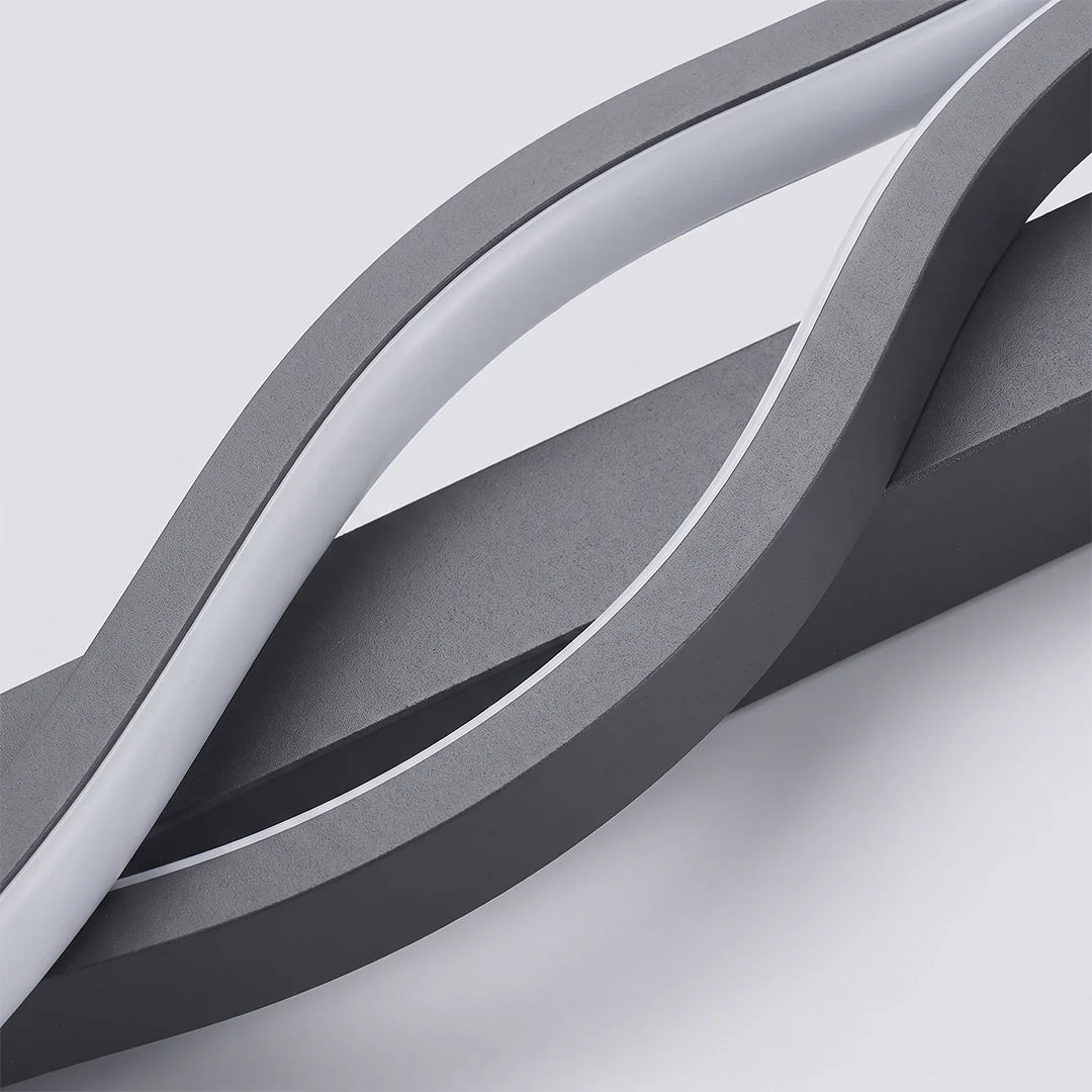 Modern Linear Wall Sconce Creative Black Aluminum Lamp - product image 10