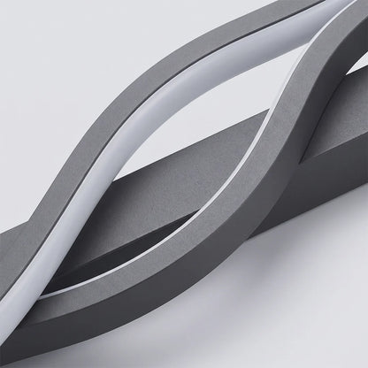 Modern Linear Wall Sconce Creative Black Aluminum Lamp - product image 10