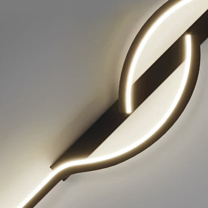 Modern Linear Wall Sconce Creative Black Aluminum Lamp - product image 12