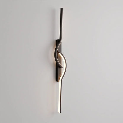 Modern Linear Wall Sconce Creative Black Aluminum Lamp - product image 9