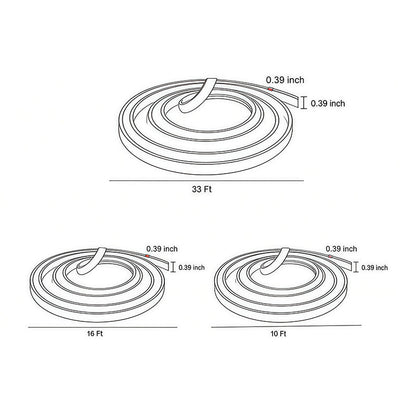 Outdoor Embedded LED Light Strips Modern Flexible Light - product image 18