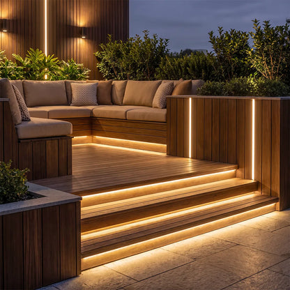 Outdoor Stair Lighting Strips Silicone White LED Light - product image 2
