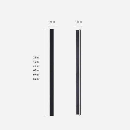 Outdoor Strip Wall Light Black Linear LED Integrated Light - product image 20