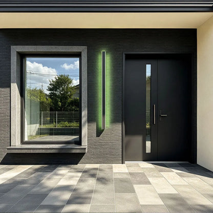 Outdoor Strip Wall Light Black Linear LED Integrated Light - product image 3