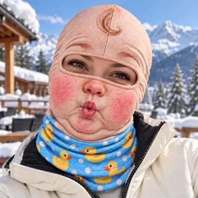 Funny Ski Mask Novelty Balaclava for Men and Women Ski Trips and Party Gifts