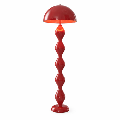 Cream Style Mushroom Floor Lamp Sculptural 3-Color LED Floor Light