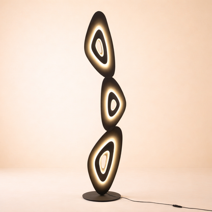 Modern Abstract LED Floor Lamp Warm Light