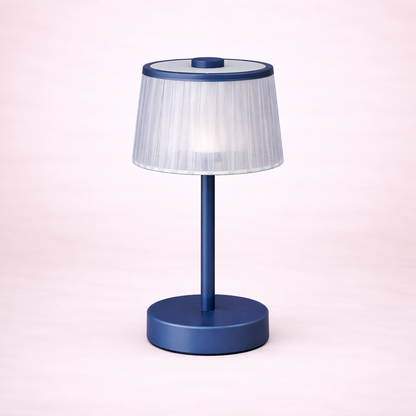 Minimalist Fabric Accent Table Lamp with USB Charging