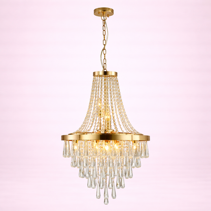 Luxury Chrome Crystal Chandelier