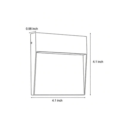 Square Stair Lights Minimalist Waterproof Outdoor Light - product image 10