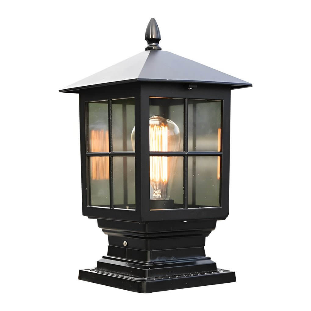 Stone Light Pillar Traditional Black Waterproof LED Light - product image 16