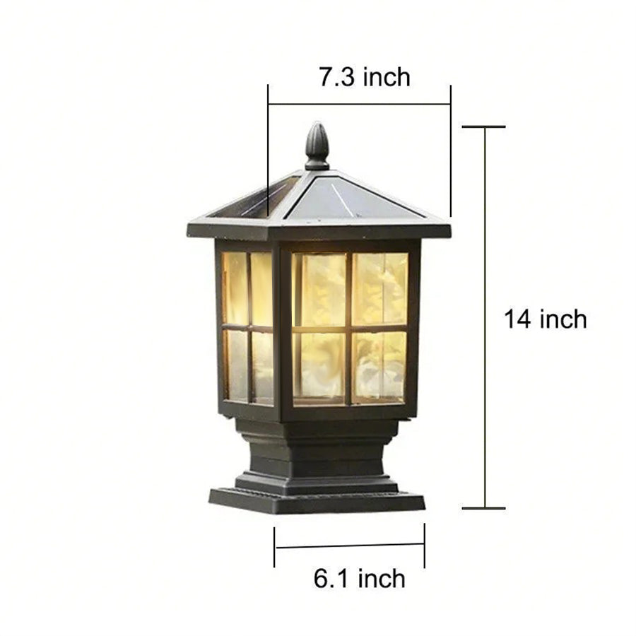 Stone Light Pillar Traditional Black Waterproof LED Light - product image 17