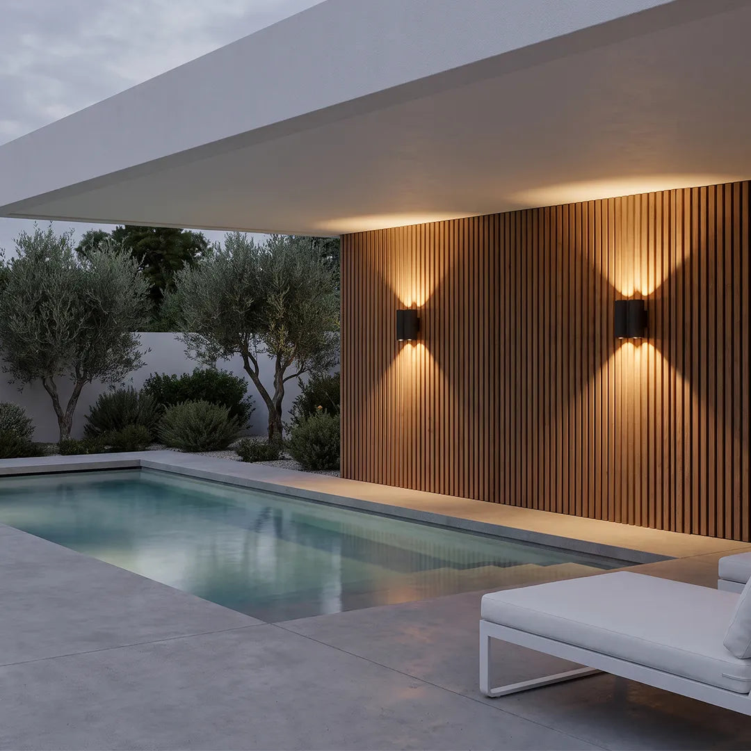 Up and down Outdoor Wall Lights Modern Wave-Shaped LED Light - product image 3