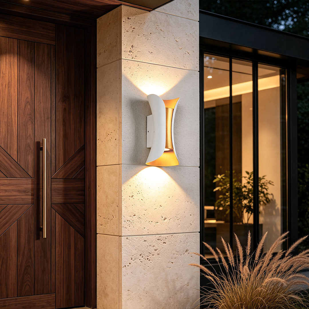 Up Down Lighting Wall Lights Modern Curved LED Waterproof Light - product image 5