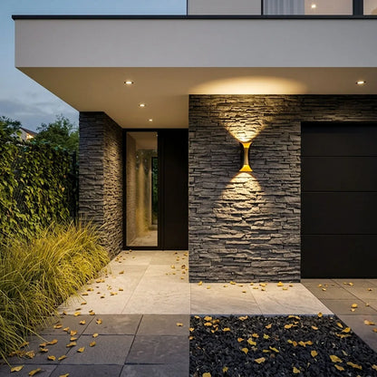Up Down Lighting Wall Lights Modern Curved LED Waterproof Light - product image 4