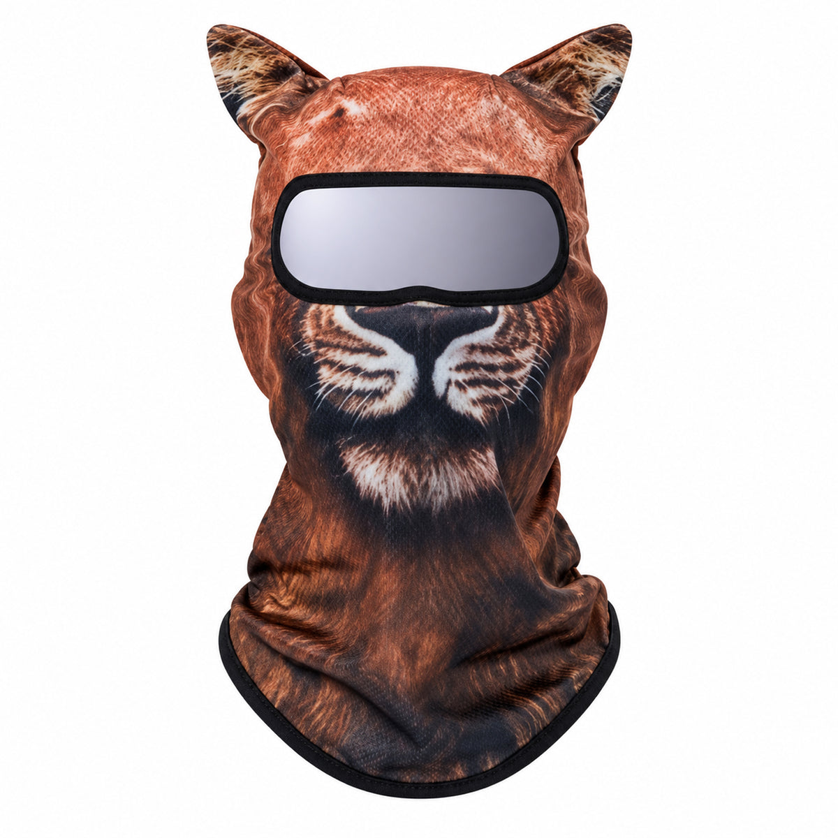 Funny Animal Print Face Covering Lightweight Outdoor Mask for Cycling Hiking and Sports